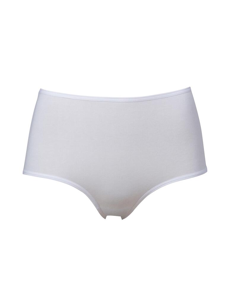 Hvid Bomuldstrusser Midi Pak Trof - Trofé Lingerie  - 7321140530404