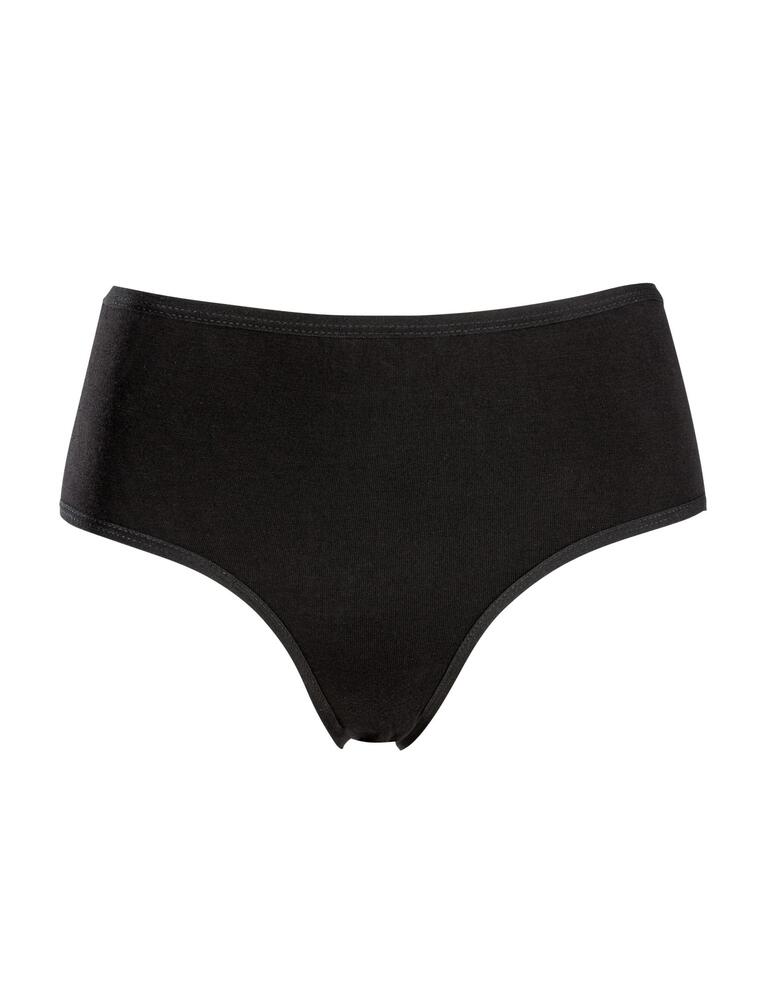 Sort Hipstertrusse Midi Pak Trof - Trofé Lingerie  - 7321140747994