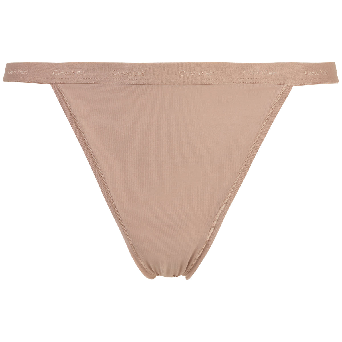 Beige Calvin Klein Lingeri Tanga Trusse Størrelse: Dame - Calvin Klein Lingerie  - 8719855401864