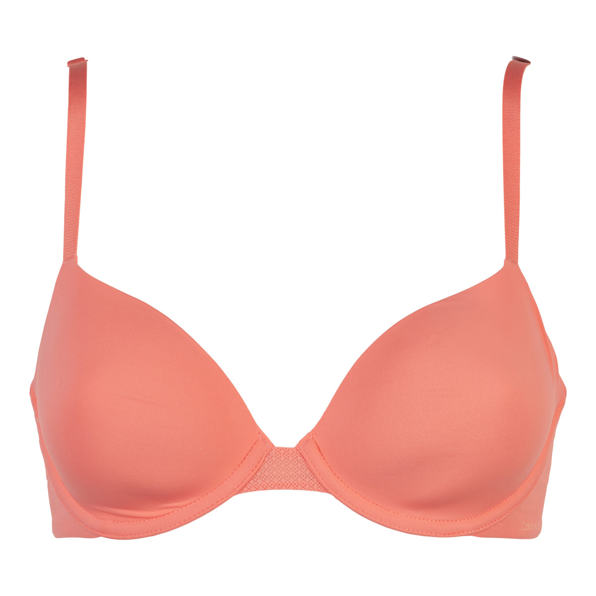 Orange Calvin Klein Lingeri Lightly Lined Demi Med Bøjle Størrelse: 70c Dame - Calvin Klein Lingerie  - 8719855440009