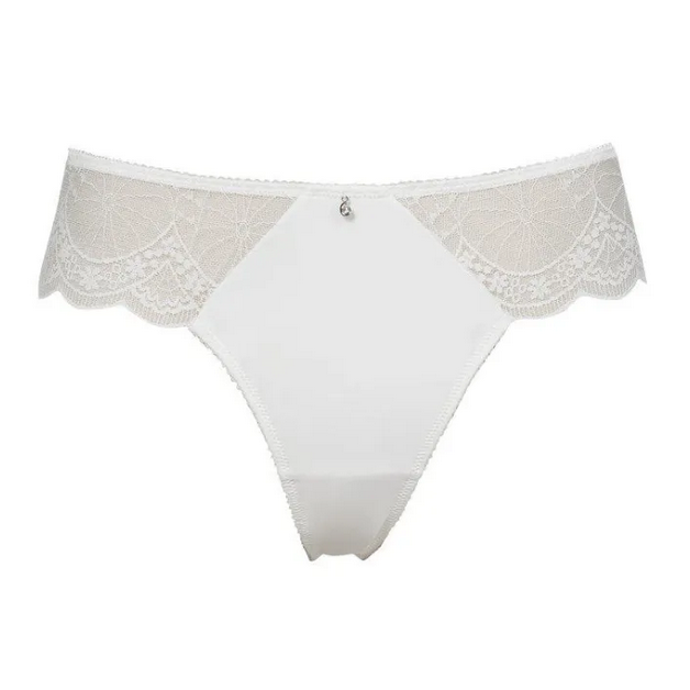 Hvid Trusse Brazilian Julia Offwhite Trof - Trofé Lingerie  - 7321140727422