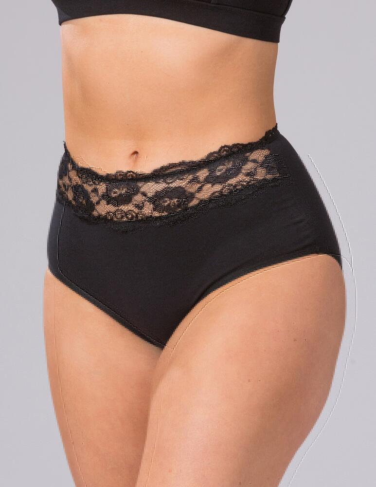 Sort Miditrusse Blonde Pak Trof - Trofé Lingerie  - 7321140044093