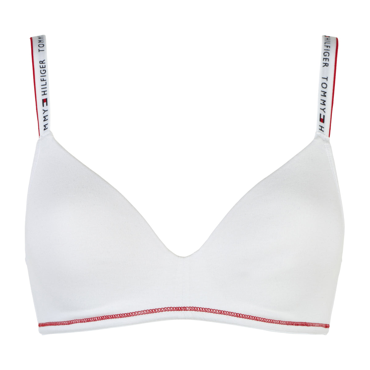 Hvid Tommy Hilfiger Lingeri Lightly Linid Triangle Størrelse: 70c Dame - Tommy Hilfiger Lingerie  - 8720113397454