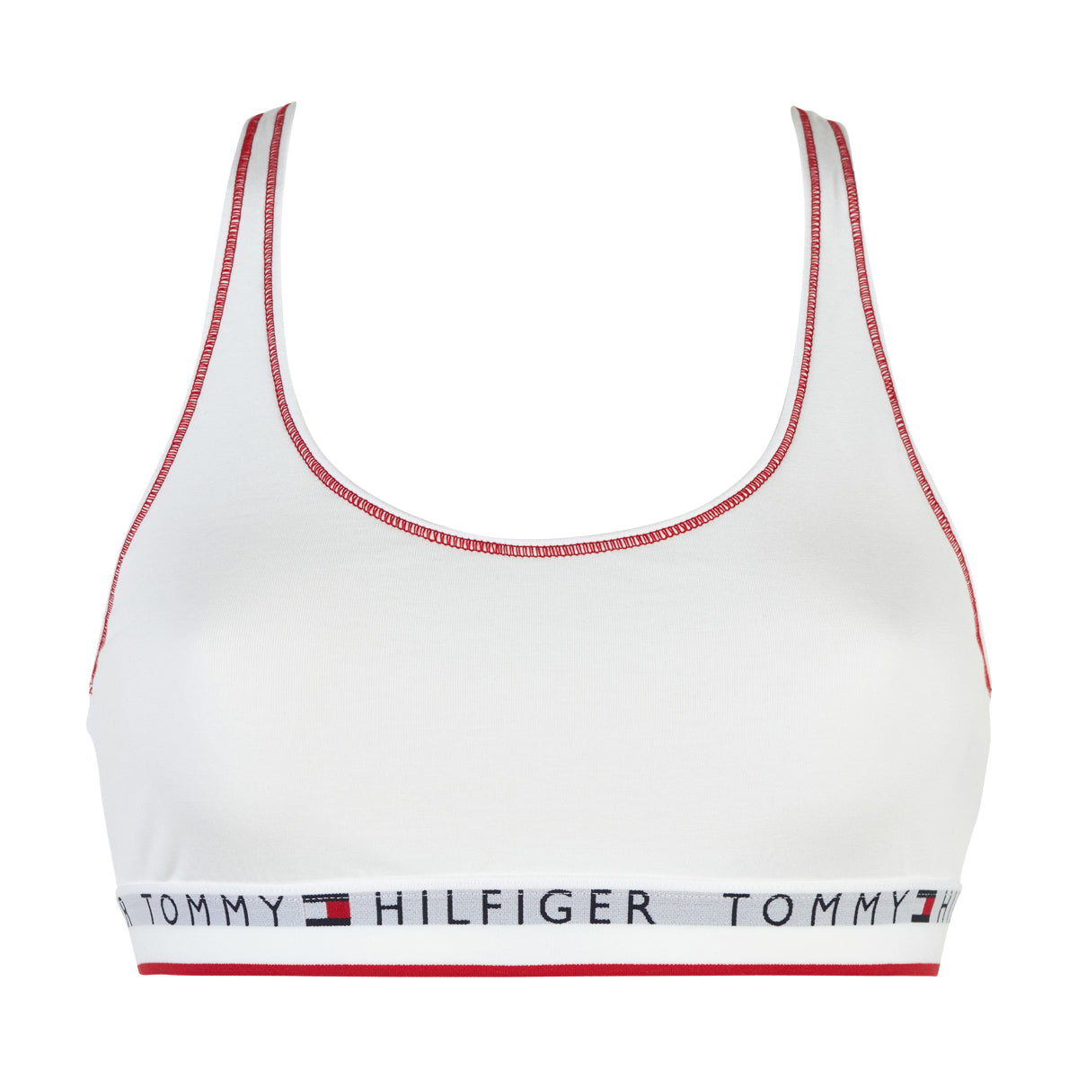 Hvid Tommy Hilfiger Lingeri Bralette Bikini Top Størrelse: Dame - Tommy Hilfiger Lingerie  - 8720113404626