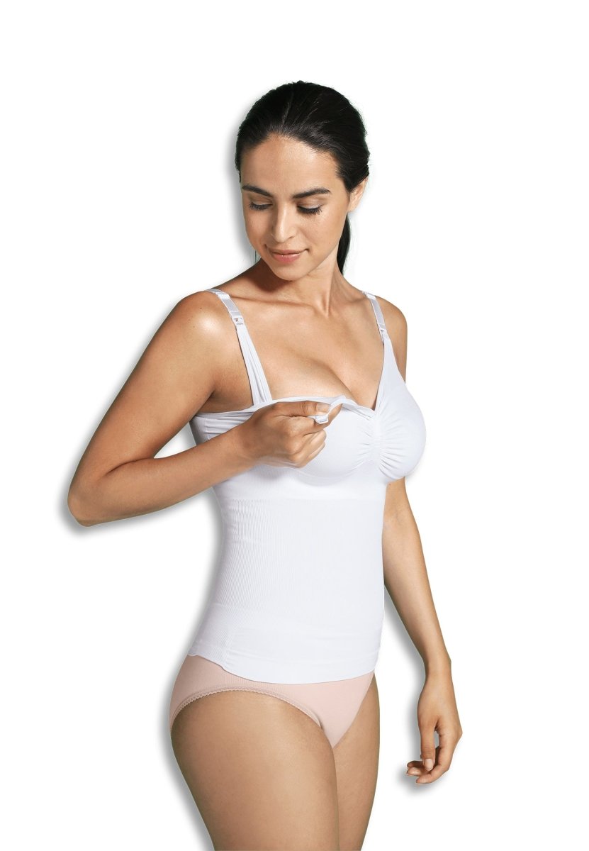 Carriwell Ammetop Med Shapewear, Hvid Carriwell Lingerie Buump - Carriwell Lingerie  - 5714399015006