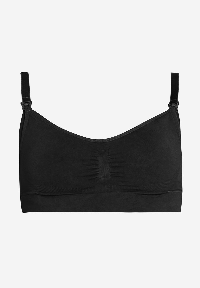 Milker Barbara Amme Med Klikåbning økologisk Bambus, Sort Milker Lingerie Buump - Milker Lingerie