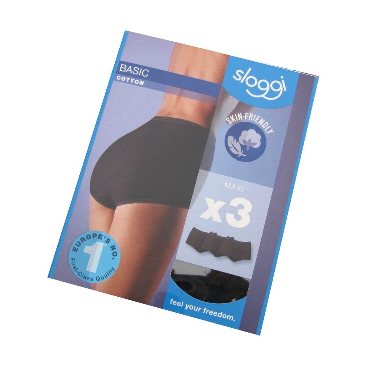 Sloggi 100 Cotton Natural Maxi Sorte 3pk Str - Lingerie  - 7613124279554