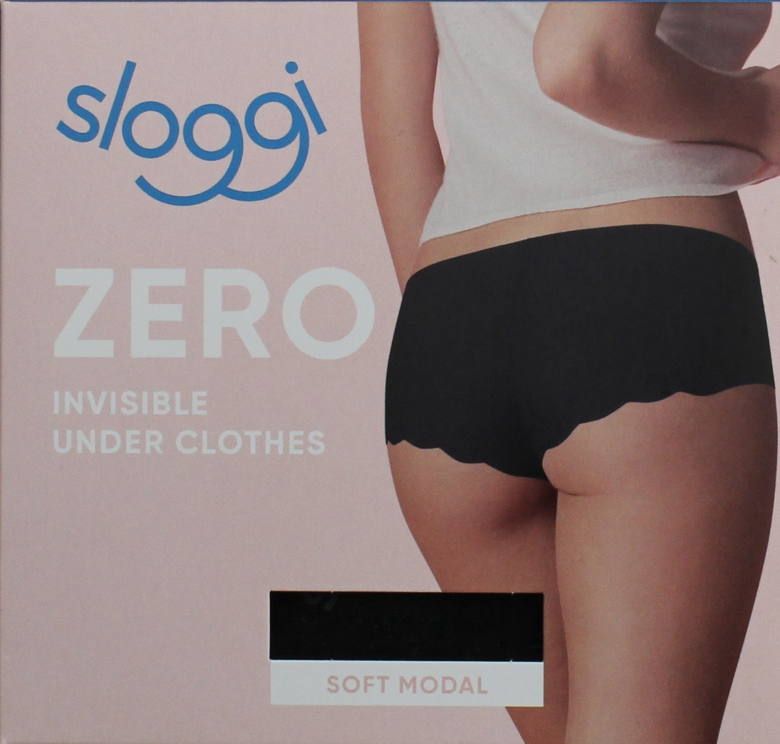 Sloggi Zero Short Invisible Under Clothes Soft Modal Sorte Str - Lingerie  - 7613136648829