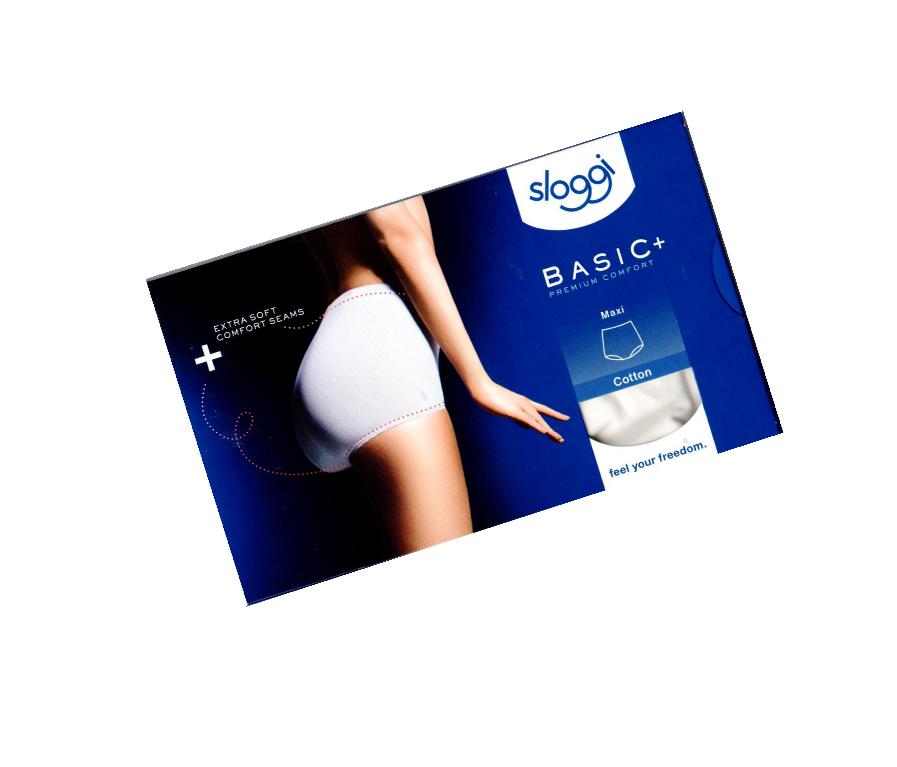 Hvid Sloggi Basic Premium Comfort Maxi Str - Lingerie  - 7610604110093