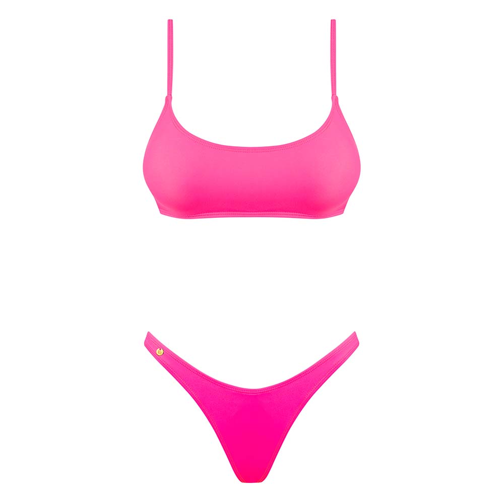 Pink Obsessive Mexico Beach Bikini Neon - Obsessive Lingerie  - 5901688225868