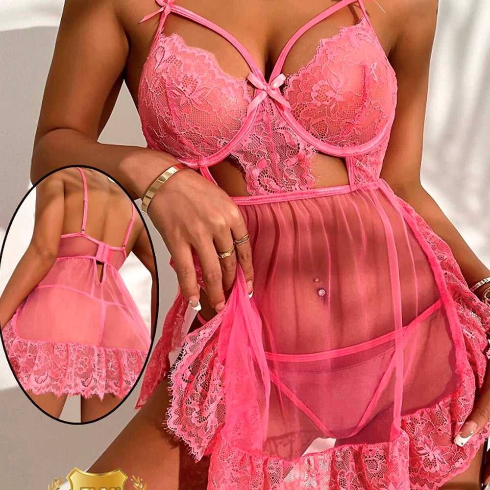 Elegant Lingeri Kjole Romantic Allure - Satana.dk Lingerie