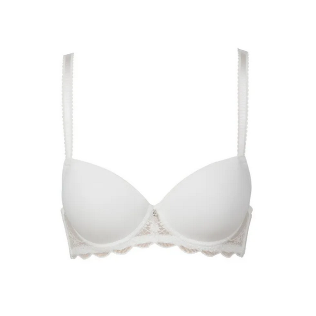 Hvid Vatteret Med Bøjle Julia Offwhite Trof - Trofé Lingerie - 7321140731870